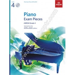 Piano Exam Pieces 2019 & 2020, Grade 4 CD' li
