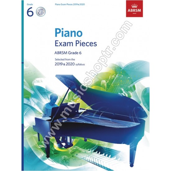 Piano Exam Pieces 2019 & 2020, Grade 6 CD' li