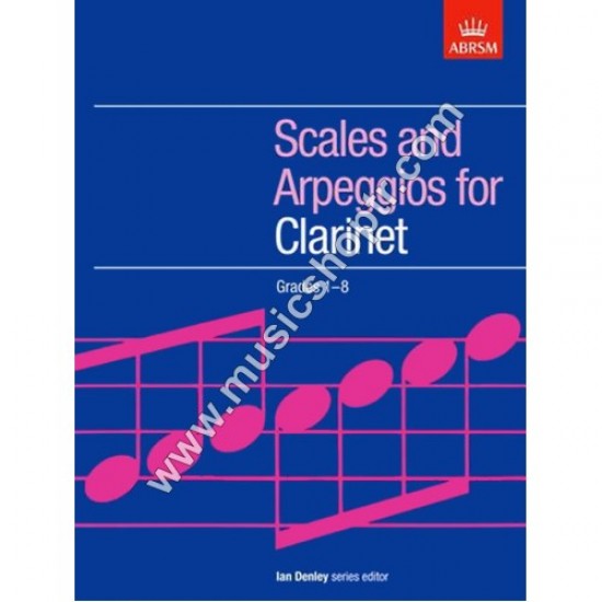 Clarinet Scales & Arpeggios, ABRSM Grades 1-8