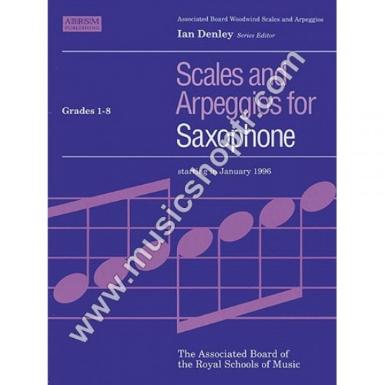 Saxophone Scales & Arpeggios, Grade 1-8