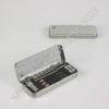 Embossed metal box