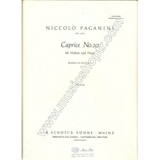 PAGANINI, Niccolo