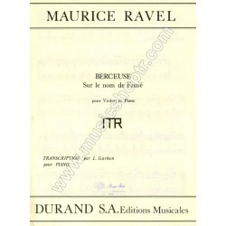 RAVEL, Maurice RAVEL, Maurice