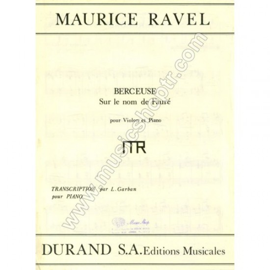 RAVEL, Maurice