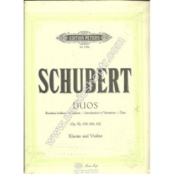 SCHUBERT, Franz SCHUBERT, Franz
