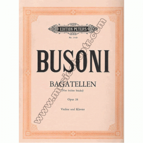 BUSONI, Ferruccio