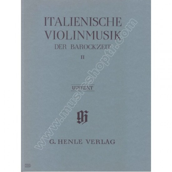 ITALIENISCHE VIOLINMUSIK DER BAROCKZEIT