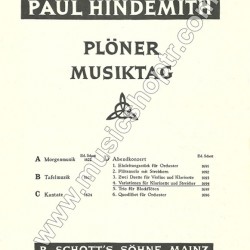 HINDEMITH, Paul