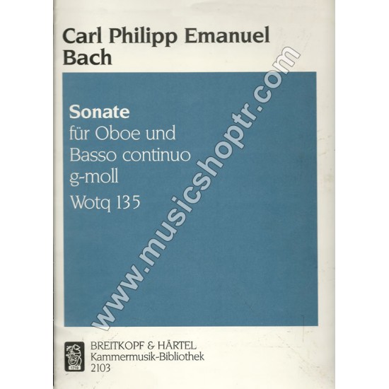 BACH, Carl Philipp Emanuel