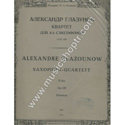 GLASUNOW, Aleksandr GLASUNOW, Aleksandr