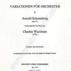SCHOENBERG, Arnold