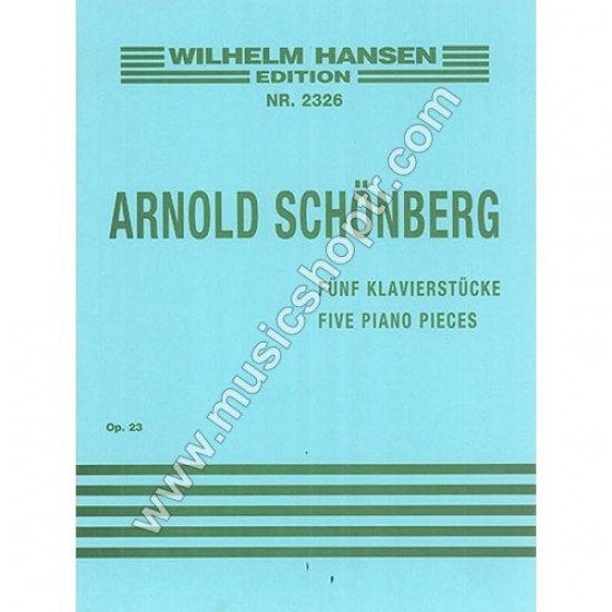 SCHOENBERG, Arnold