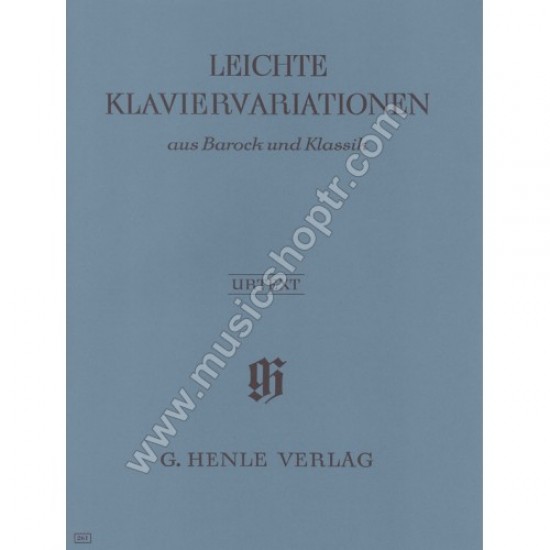 LEICHTE KLAVIERVARIATIONEN aus BAROCK und KLASSIK