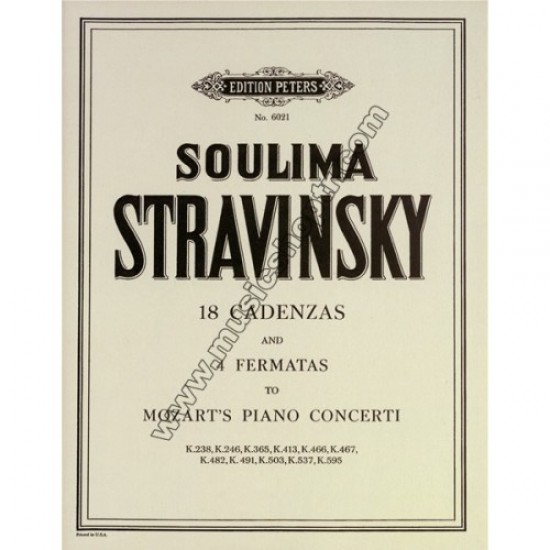 STRAVINSKY, Soulima