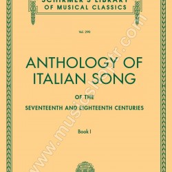 ANTHOLOGY of ITALIAN SONG ANTHOLOGY of ITALIAN SONG