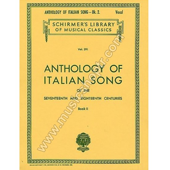 ANTHOLOGY of ITALIAN SONG