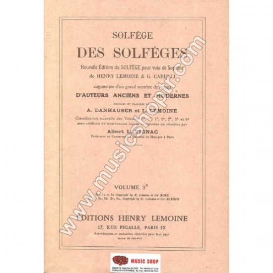 SOLFEGES des SOLFEGES