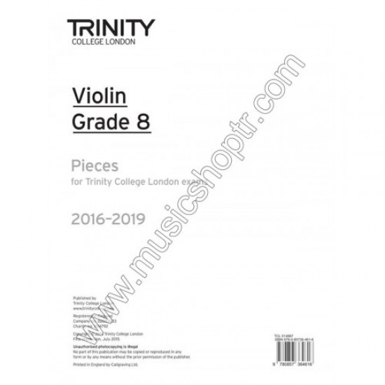 Violin Exam Pieces - Grade 8 (2016-2019) (Part Only)