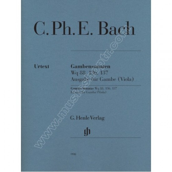 BACH, Carl Philipp Emanuel