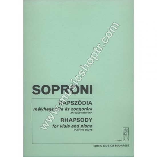 SOPRONI, Jozsef