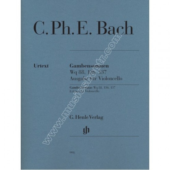 BACH, Carl Philipp Emanuel